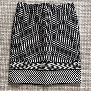 J. Crew Factory black and white Skirt Size 6 Women’s